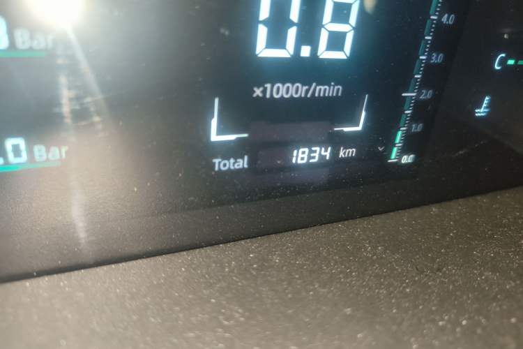 Used CHANGAN Eado DD 2023 Blue Whale NE 1.5T GDI DCT Prestige Model Odometer Close Up