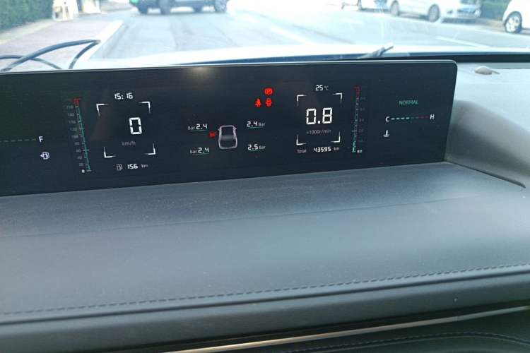 Used CHANGAN Eado DD 2023 Blue Whale NE 1.5T GDI DCT Luxury Edition Odometer Close Up