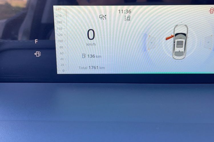 Used CHANGAN Eado DD 2023 Blue Whale NE 1.5T GDI DCT Flagship Model Odometer Close Up