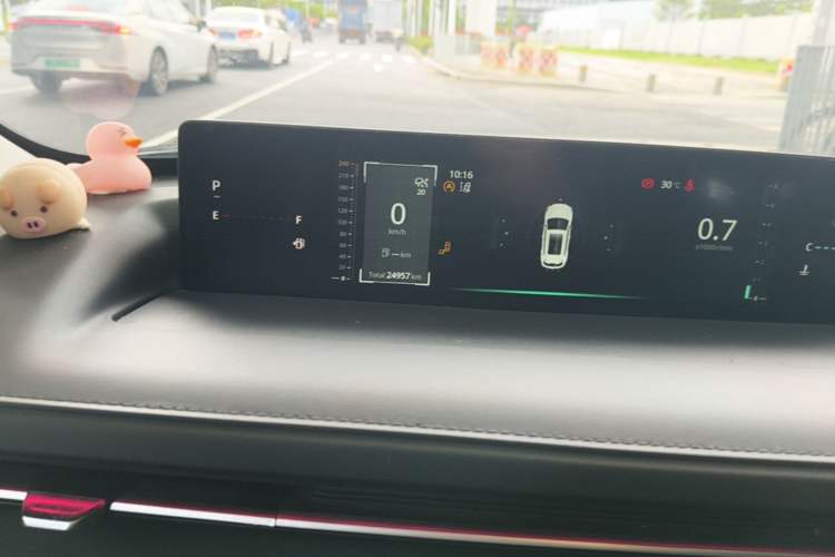 Used CHANGAN Eado DD 2023 Blue Whale NE 1.5T GDI DCT Navigation Model Odometer Close Up