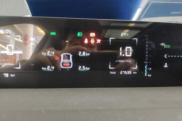 Used CHANGAN Eado DD 2023 Blue Whale NE 1.5T GDI DCT Navigation Model Instrument Cluster