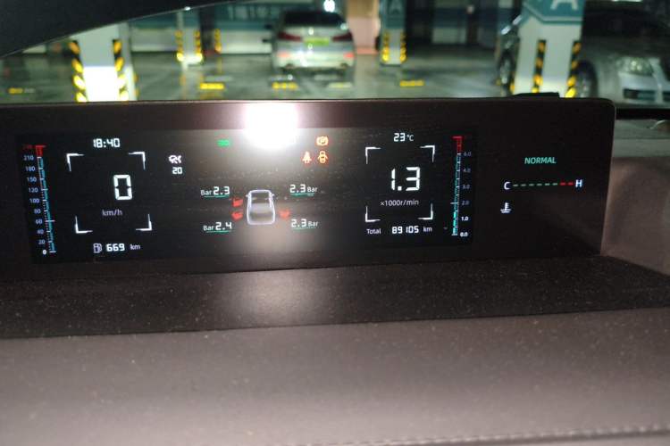 Used CHANGAN Eado DD 2023 Blue Whale NE 1.5T GDI DCT Navigation Model Instrument Cluster