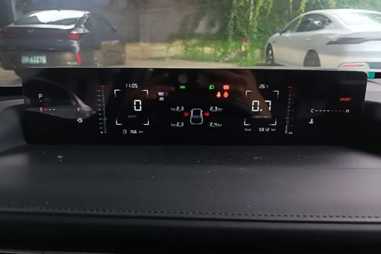 Used CHANGAN Eado DD 2023 Blue Whale NE 1.5T GDI DCT Navigation Model Instrument Cluster