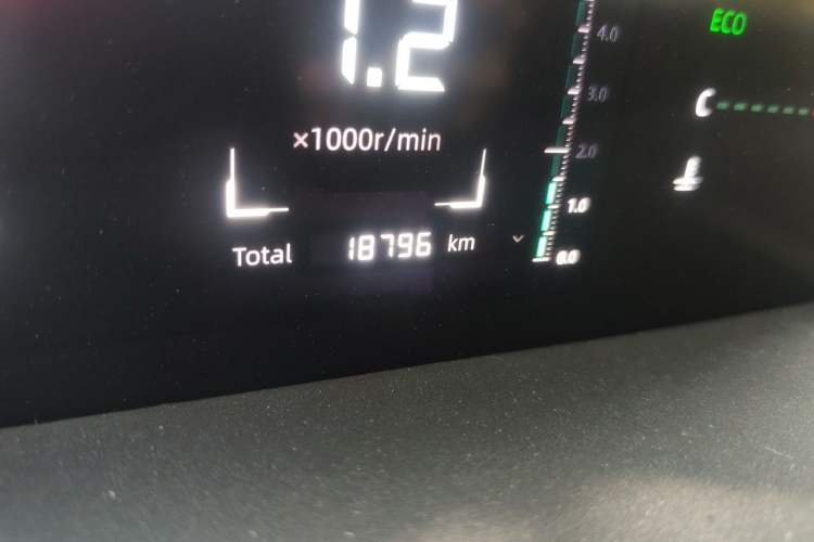 Used CHANGAN Eado DD 2023 Blue Whale NE 1.5T GDI DCT Luxury Edition Odometer Close Up