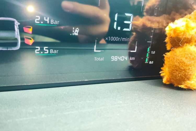 Used CHANGAN Eado DD 2023 Blue Whale NE 1.5T GDI DCT Navigation Model Odometer Close Up