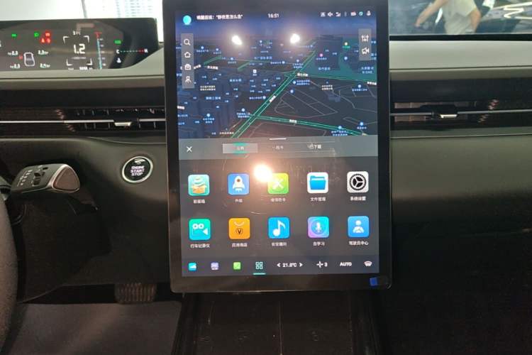 Used CHANGAN Eado DD 2023 Blue Whale NE 1.5T GDI DCT Navigation Model Audio And AC Panel
