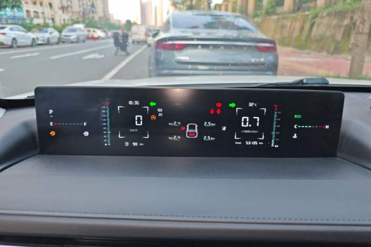 Used CHANGAN Eado DD 2023 Blue Whale NE 1.5T GDI DCT Navigation Model Instrument Cluster