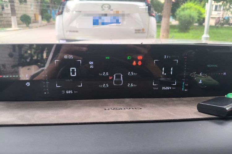 Used CHANGAN Eado DD 2023 Blue Whale NE 1.5T GDI DCT Navigation Model Instrument Cluster