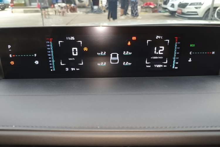 Used CHANGAN Eado DD 2023 Blue Whale NE 1.5T GDI DCT Luxury Edition Instrument Cluster