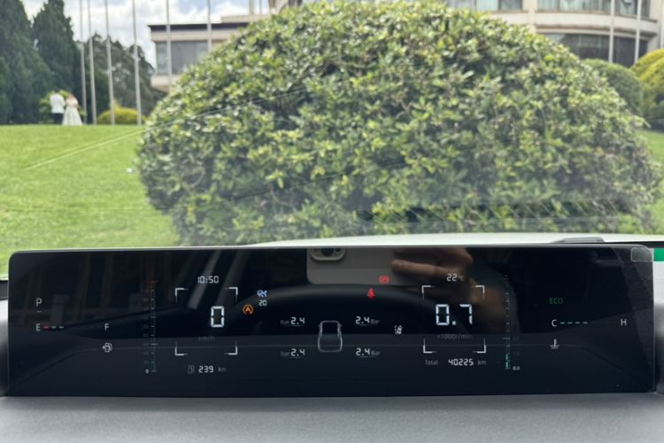 Used CHANGAN Eado DD 2023 Blue Whale NE 1.5T GDI DCT Navigation Model Odometer Close Up