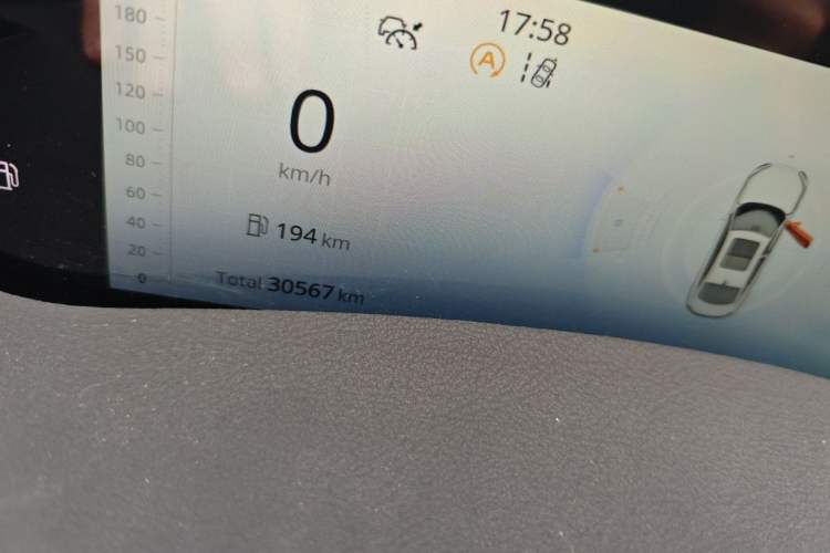 Used CHANGAN Eado DD 2023 Blue Whale NE 1.5T GDI DCT Flagship Model Odometer Close Up