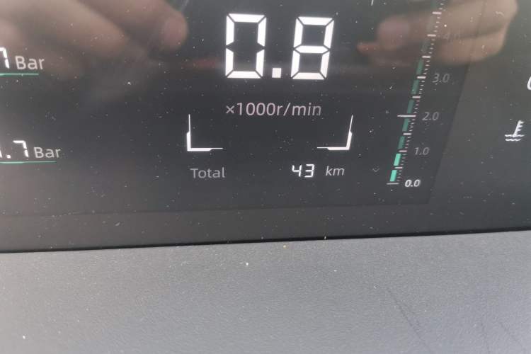 Used CHANGAN Eado DD 2023 Blue Whale NE 1.5T GDI DCT Luxury Edition Odometer Close Up