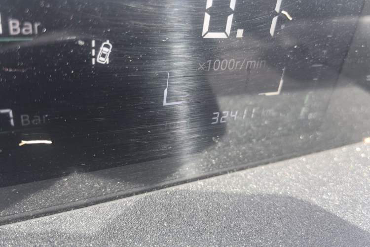 Used CHANGAN Eado DD 2023 Blue Whale NE 1.5T GDI DCT Navigation Model Odometer Close Up