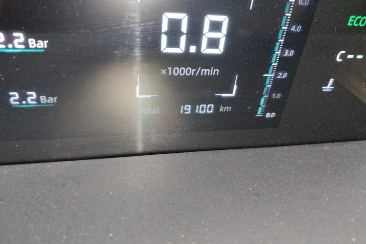 Used CHANGAN Eado DD 2023 Blue Whale NE 1.5T GDI DCT Luxury Edition Odometer Close Up