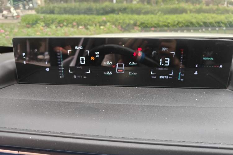 Used CHANGAN Eado DD 2023 Blue Whale NE 1.5T GDI DCT Navigation Model Odometer Close Up