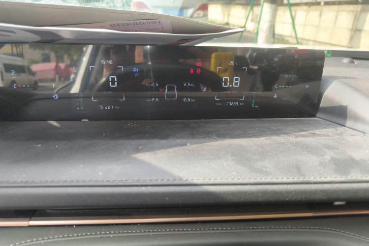 Used CHANGAN Eado DD 2023 Blue Whale NE 1.5T GDI DCT Navigation Model Odometer Close Up