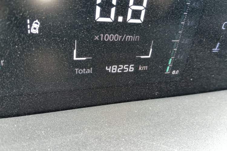 Used CHANGAN Eado DD 2023 Blue Whale NE 1.5T GDI DCT Navigation Model Odometer Close Up