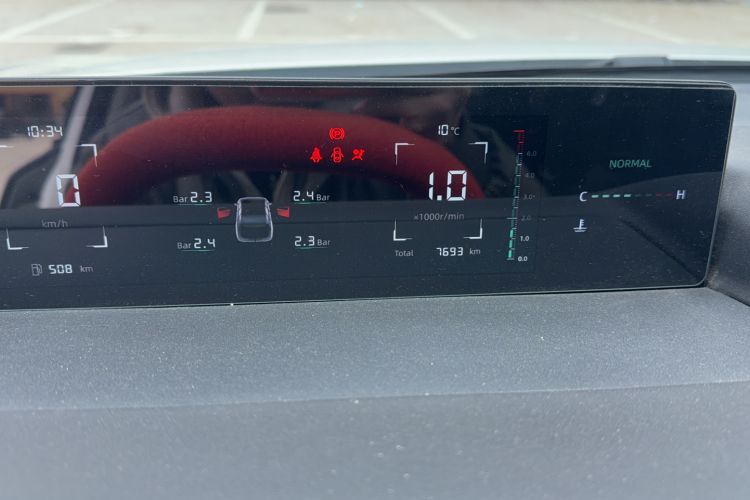 Used CHANGAN Eado DD 2023 Blue Whale NE 1.5T GDI DCT Enjoy Edition Odometer Close Up
