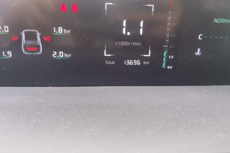 Used CHANGAN Eado DD 2023 Blue Whale NE 1.5T GDI DCT Luxury Edition Odometer Close Up