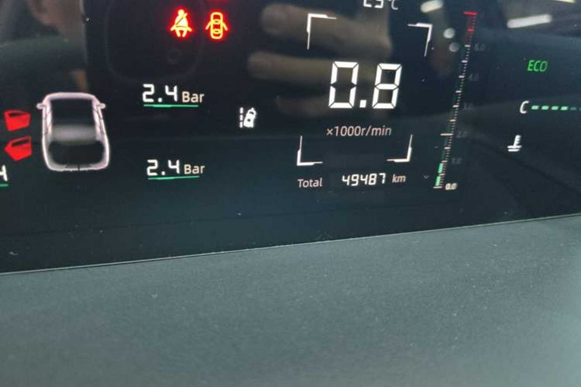 Used CHANGAN Eado DD 2023 Blue Whale NE 1.5T GDI DCT Navigation Model Odometer Close Up
