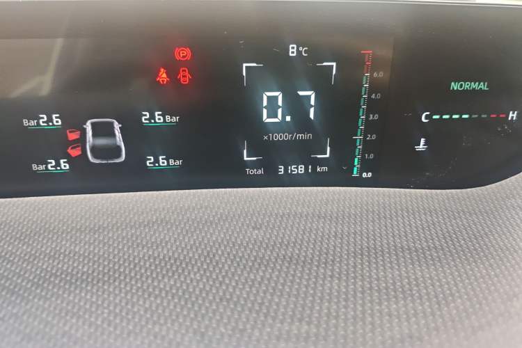 Used CHANGAN Eado DD 2023 Blue Whale NE 1.5T GDI DCT Prestige Model Odometer Close Up