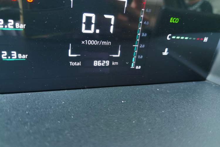 Used CHANGAN Eado DD 2023 Blue Whale NE 1.5T GDI DCT Luxury Edition Odometer Close Up