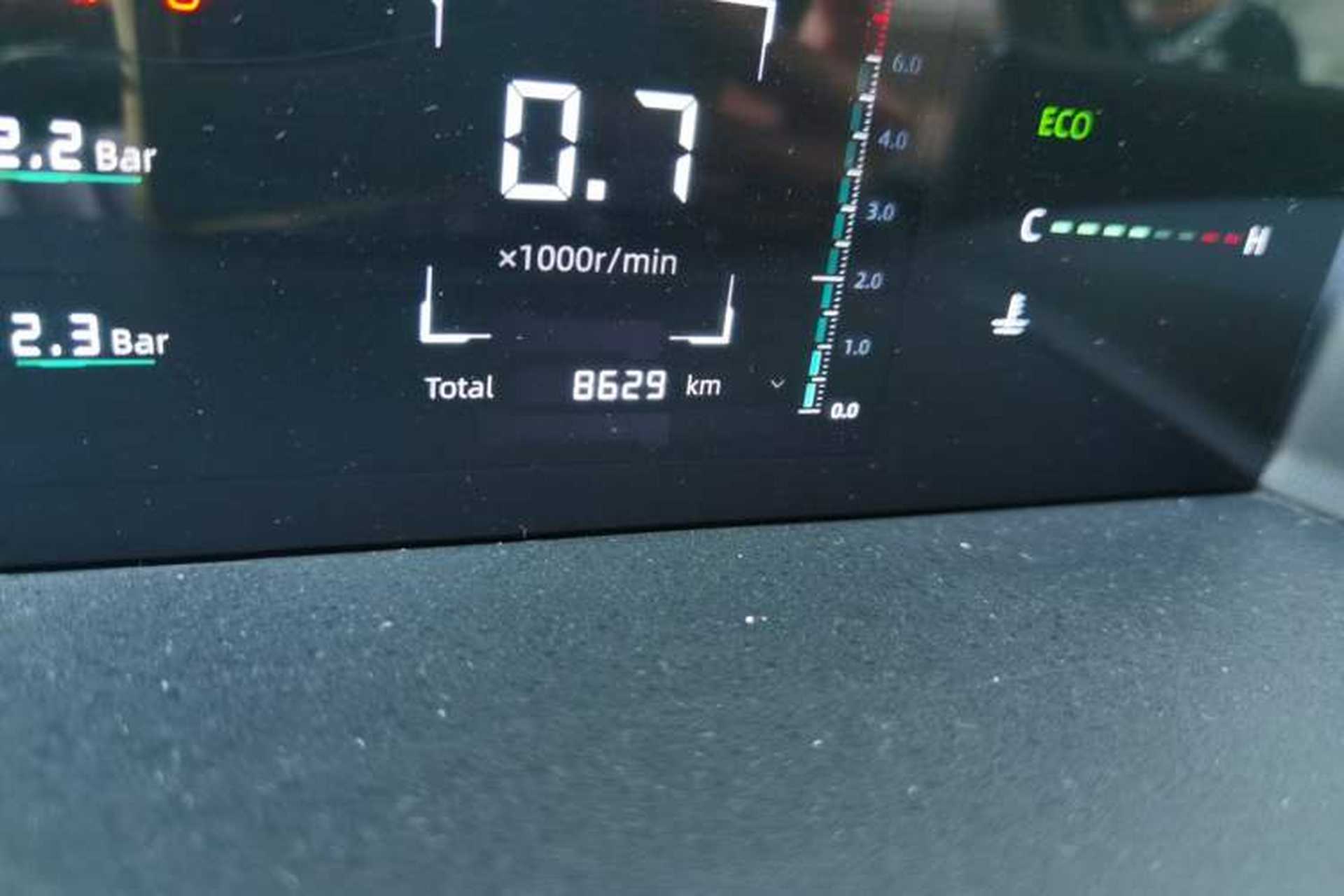 Used CHANGAN Eado DD 2023 Blue Whale NE 1.5T GDI DCT Luxury Edition Odometer Close Up