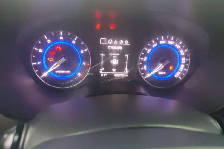 Used CHANGAN Eado DT 2019 1.6L Manual Comfort Model China VI Standard Odometer Close Up