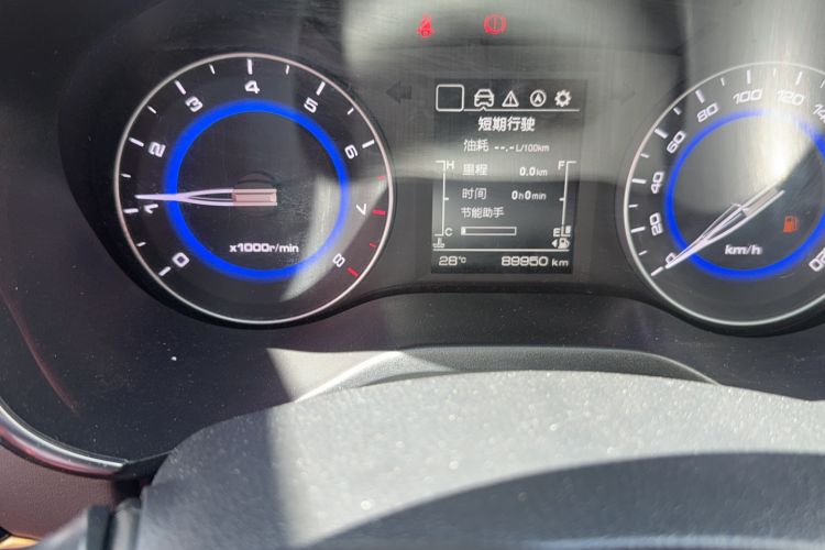 Used CHANGAN Eado DT 2018 1.6L Manual Smart Enjoyment Model Odometer Close Up