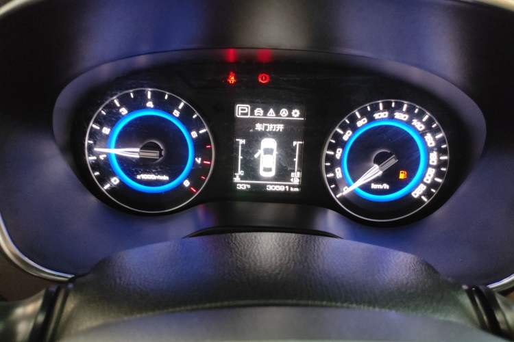 Used CHANGAN Eado DT 2018 1.6L Automatic Luxury Model Odometer Close Up