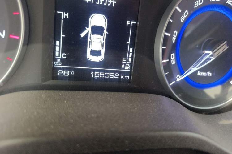 Used CHANGAN Eado DT 2018 1.6L Automatic Luxury Model Odometer Close Up