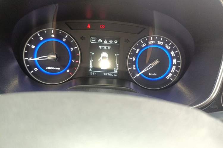 Used CHANGAN Eado DT 2018 1.6L Automatic Smart Enjoyment Model Odometer Close Up