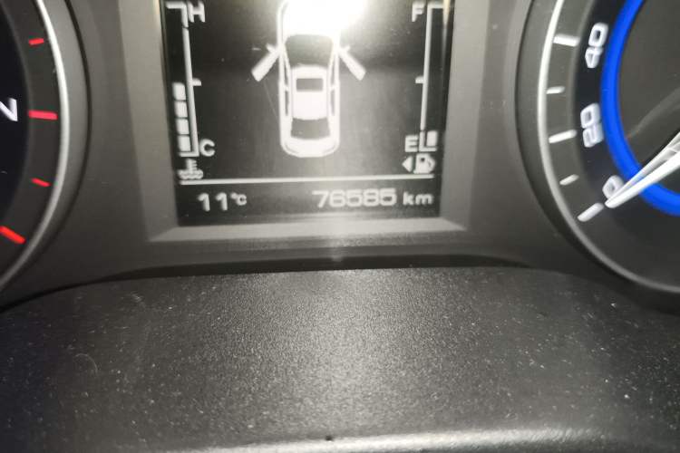 Used CHANGAN Eado DT 2018 1.6L Manual Smart Enjoyment Model Odometer Close Up