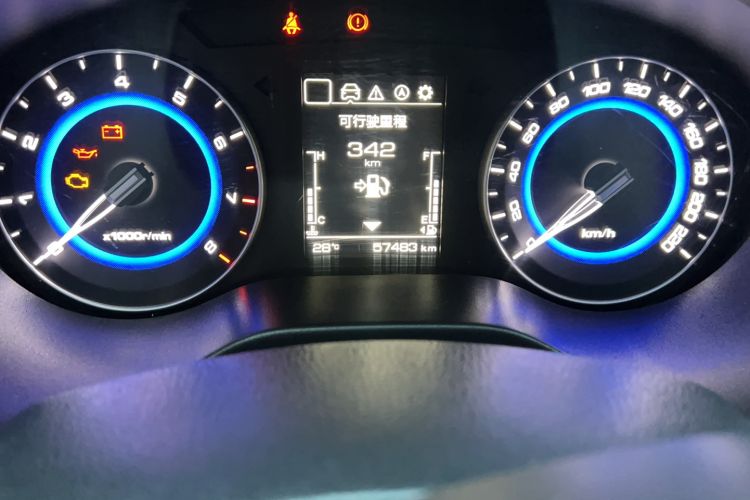 Used CHANGAN Eado DT 2018 1.6L Manual Smart Enjoyment Model Odometer Close Up