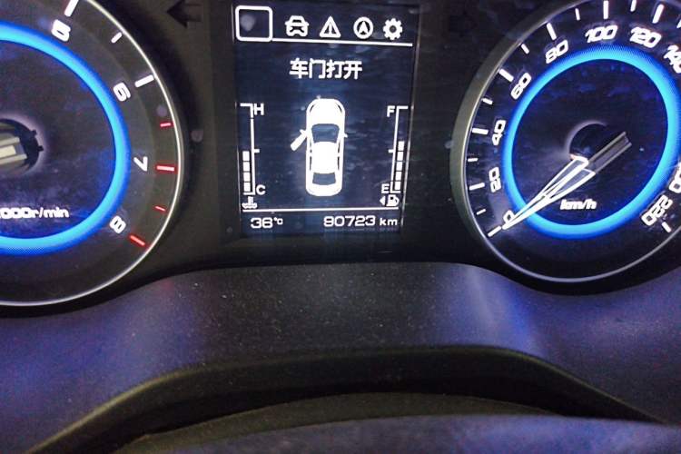 Used CHANGAN Eado DT 2018 1.6L Manual Luxury Model Odometer Close Up