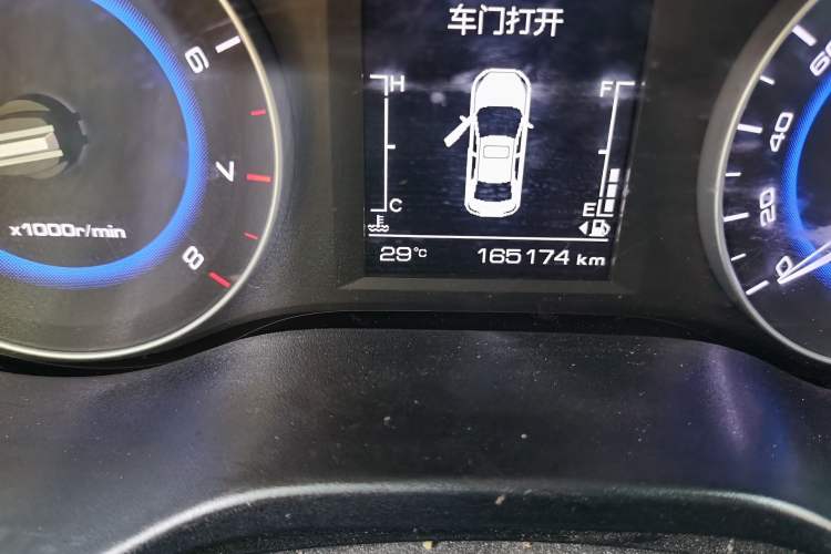 Used CHANGAN Eado DT 2018 1.6L Automatic Smart Enjoyment Model Odometer Close Up