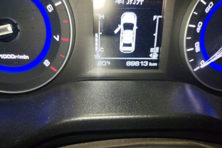 Used CHANGAN Eado DT 2018 1.6L Automatic Smart Enjoyment Model Odometer Close Up