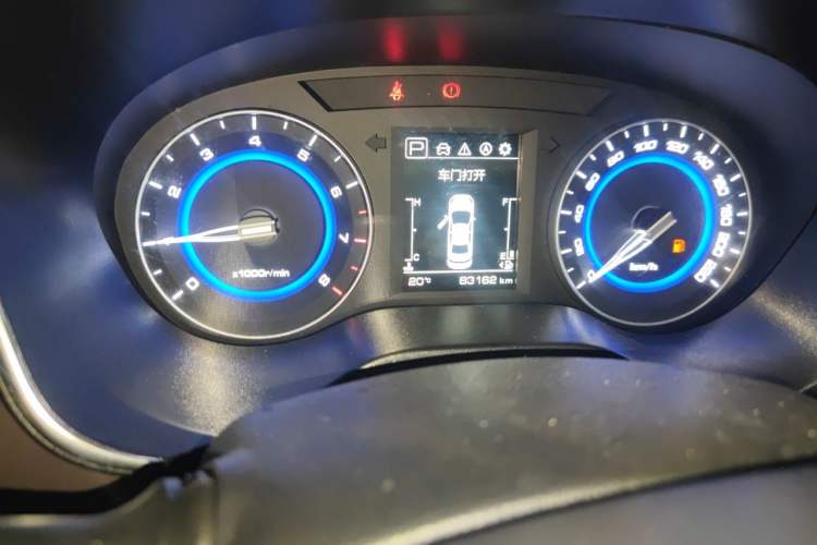 Used CHANGAN Eado DT 2018 1.6L Automatic Smart Enjoyment Model Odometer Close Up