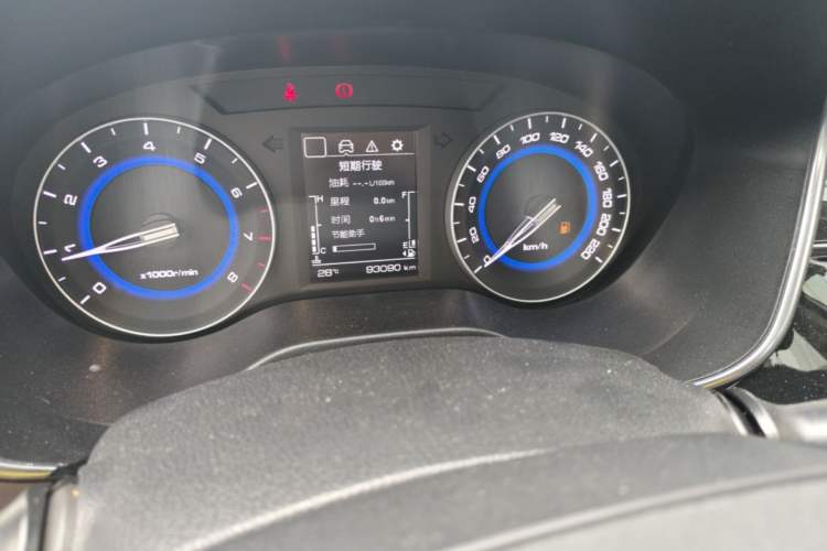 Used CHANGAN Eado DT 2018 1.6L Manual Enjoyment Model Odometer Close Up