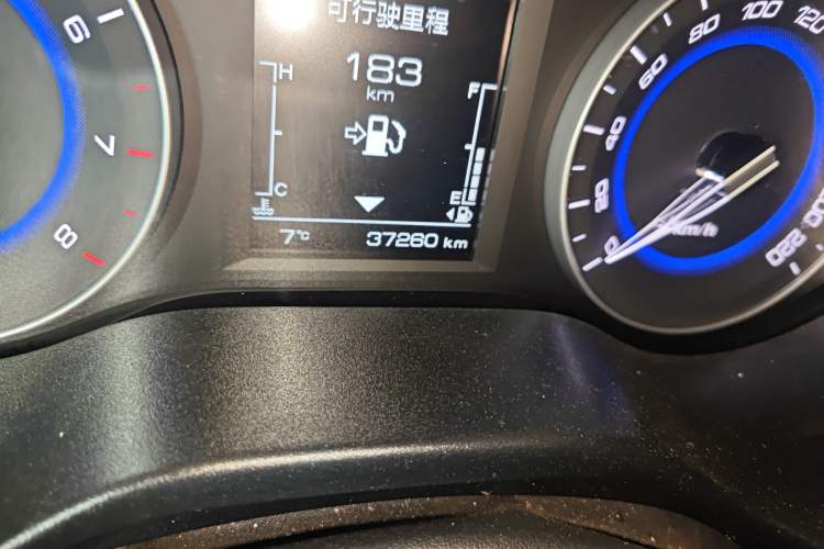 Used CHANGAN Eado DT 2018 1.6L Automatic Enjoyment Model Odometer Close Up
