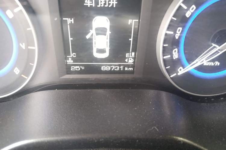 Used CHANGAN Eado DT 2018 1.6L Manual Smart Enjoyment Model Odometer Close Up