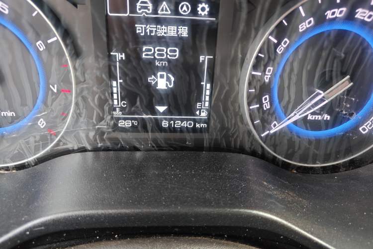 Used CHANGAN Eado DT 2018 1.6L Manual Comfort Model Odometer Close Up
