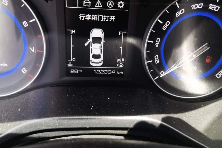 Used CHANGAN Eado DT 2018 1.6L Manual Smart Enjoyment Model Odometer Close Up