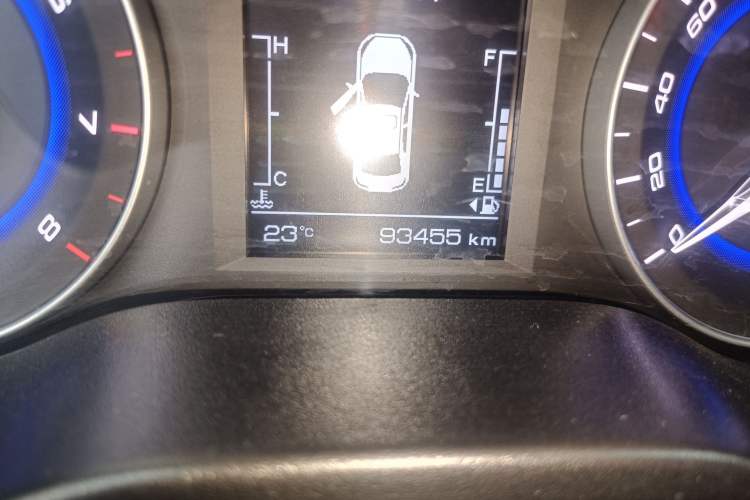 Used CHANGAN Eado DT 2018 1.6L Automatic Smart Enjoyment Model Odometer Close Up