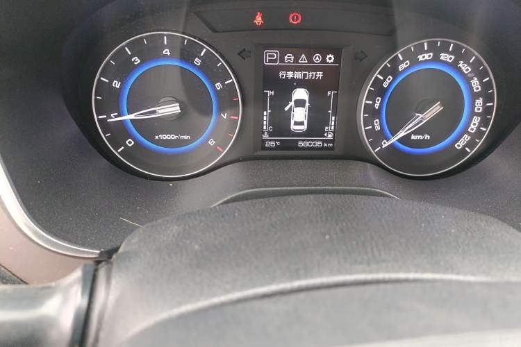 Used CHANGAN Eado DT 2018 1.6L Automatic Smart Enjoyment Model Odometer Close Up