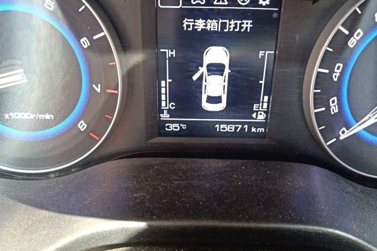 Used CHANGAN Eado DT 2018 1.6L Manual Smart Enjoyment Model Odometer Close Up