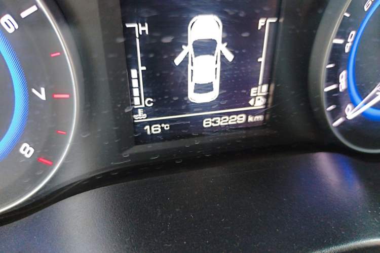 Used CHANGAN Eado DT 2018 1.6L Manual Smart Enjoyment Model Odometer Close Up