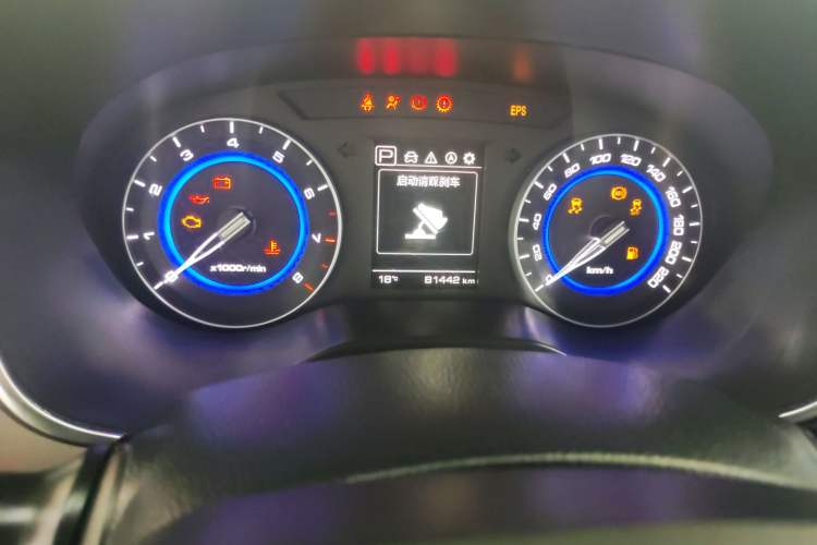Used CHANGAN Eado DT 2018 1.6L Automatic Smart Enjoyment Model Odometer Close Up