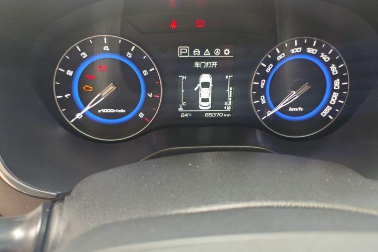 Used CHANGAN Eado DT 2018 1.6L Automatic Smart Enjoyment Model Odometer Close Up