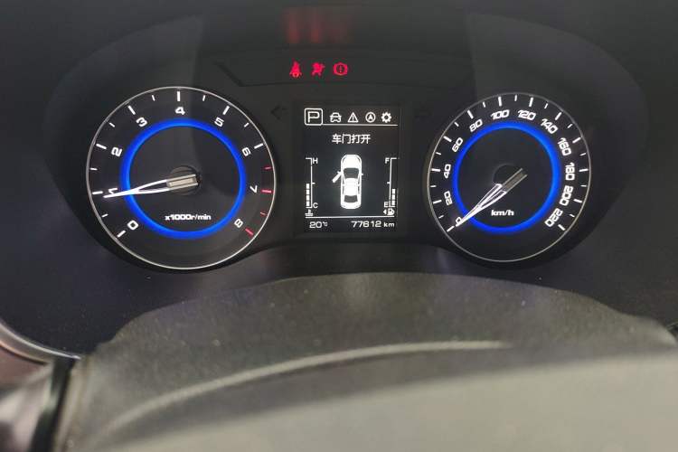 Used CHANGAN Eado DT 2018 1.6L Automatic Luxury Model Odometer Close Up